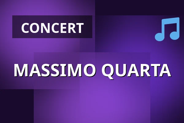 MASSIMO QUARTA — Uppsala Konsert & Kongress, Stora salen, Uppsala