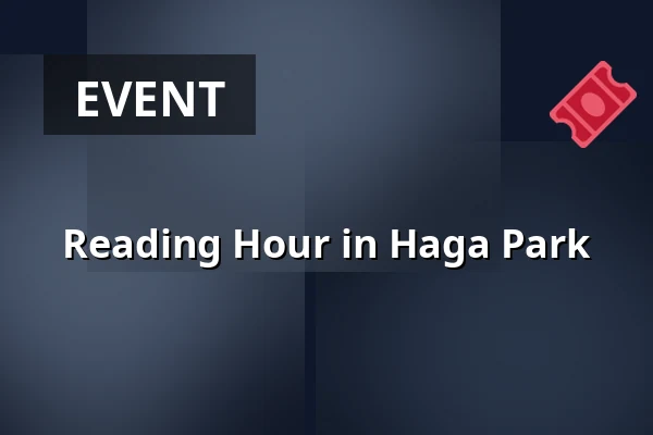 Reading Hour in Haga Park — Haga Park, Solna