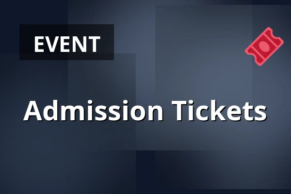 Admission Tickets — Eriksberg Pir Fyra 2, Gothenburg
