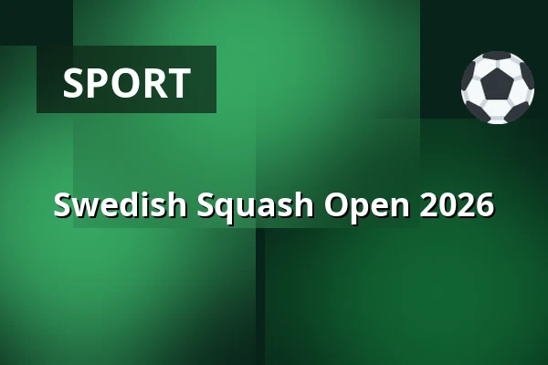 Swedish Squash Open 2026 — Gymnastik & Idrottshögskolan, Stockholm