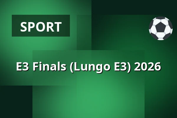 E3 Finals (Lungo E3) 2026 — Bergsåker, Sundsvall