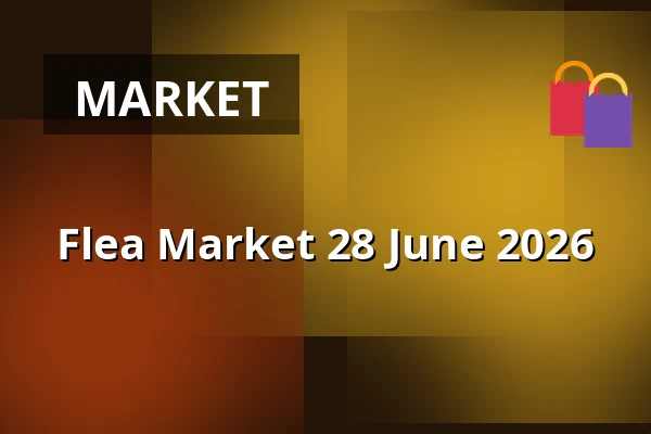 Flea Market 28 June 2026 — Folkparken Värnamo, Värnamo