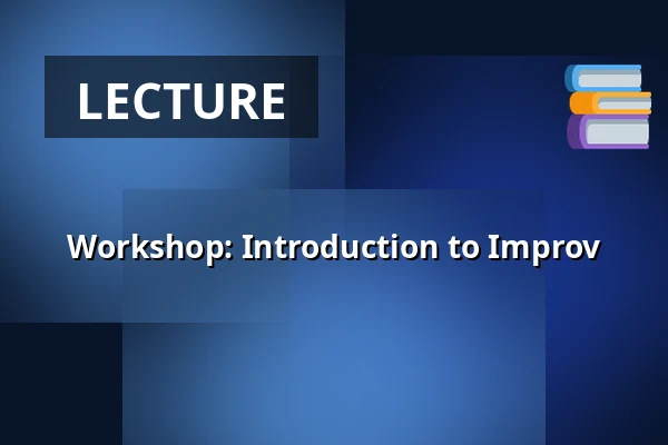 Workshop: Introduction to Improv — Scenkonst Sörmland, black box onumrerat, Eskilstuna