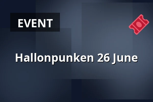 Hallonpunken 26 June — Hallunda Folkets Hus - Idun, Norsborg