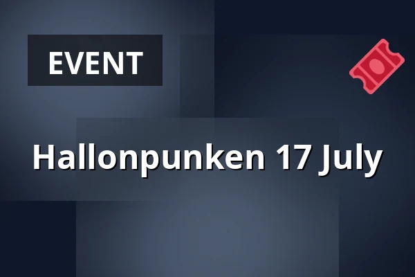 Hallonpunken 17 July — Hallunda Folkets Hus - Idun, Norsborg