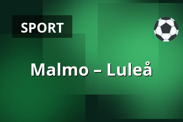 Malmo – Luleå — Malmö