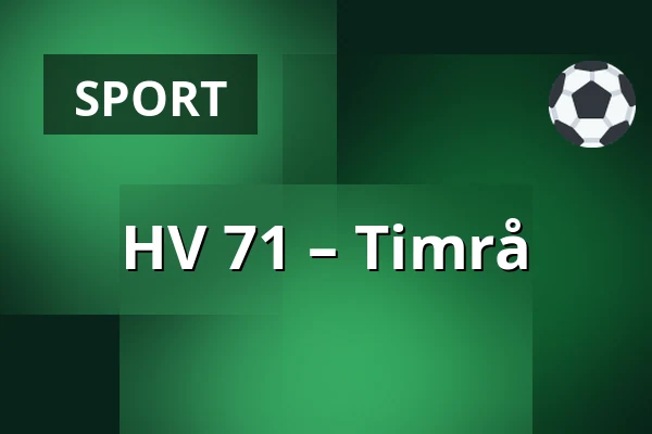 HV 71 – Timrå — Jönköping