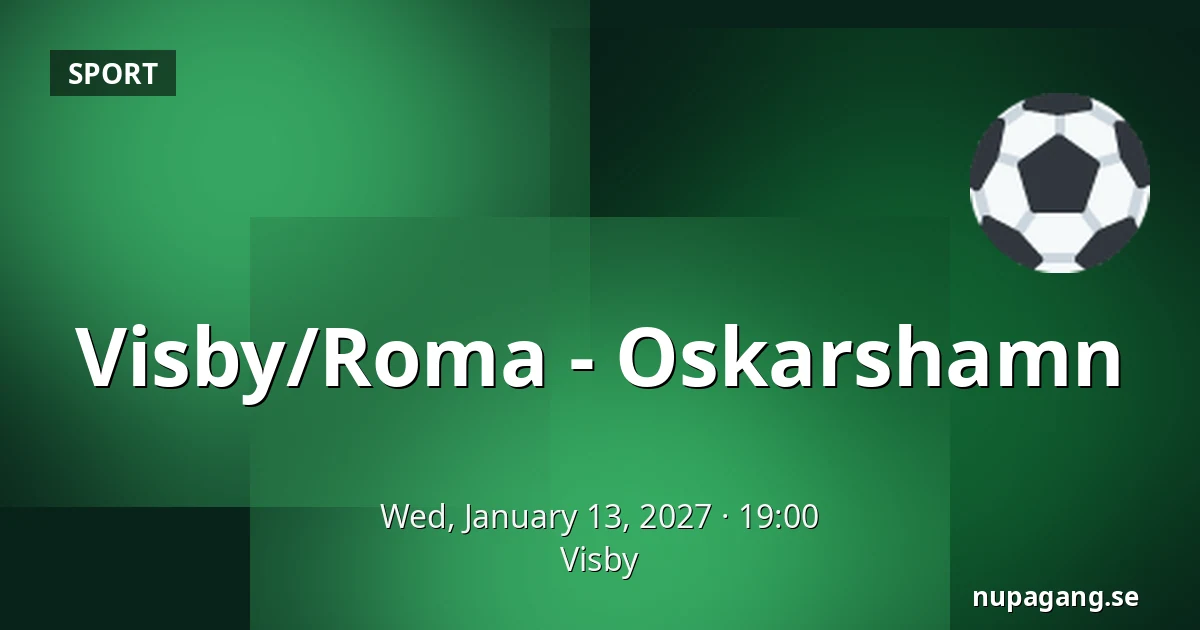 Visby/Roma – Oskarshamn — Visby