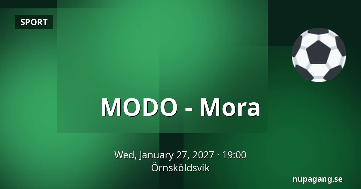 MODO – Mora — Örnsköldsvik