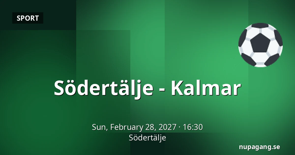 Södertälje – Kalmar — Södertälje