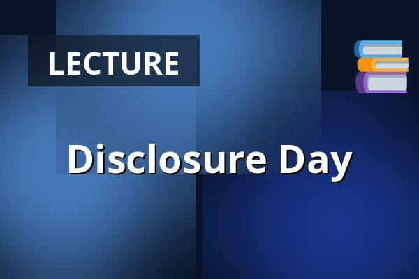 Disclosure Day — RIALTO Salong 2, Vårgårda