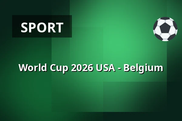 World Cup 2026 USA - Belgium — Big Stage (Jacy'z), Gothenburg