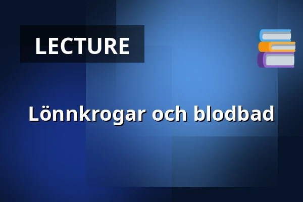Lönnkrogar och blodbad — Crime Walks, Majorna, Gothenburg