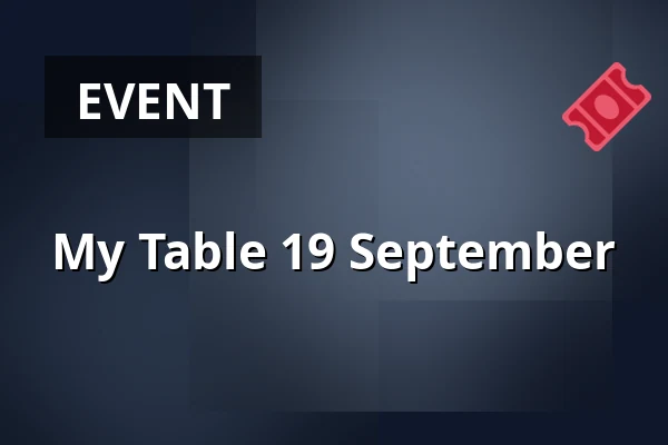 My Table 19 September — Matstudion på Terrassen, Karlstad