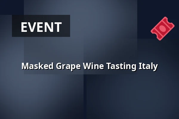 Masked Grape Wine Tasting Italy — Matstudions bakficka, KARLSTAD