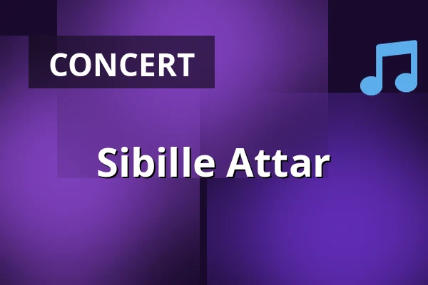 Sibille Attar — Foajén, Örebro Konserthus, Örebro