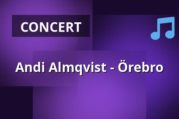 Andi Almqvist - Örebro — MM's Café Med Mera, Örebro