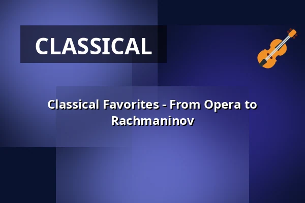 Classical Favorites - From Opera to Rachmaninov — Västra Vrams Kyrka, Tollarp