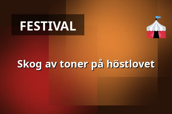 Skog av toner på höstlovet — Folkmusikens hus, Rättvik