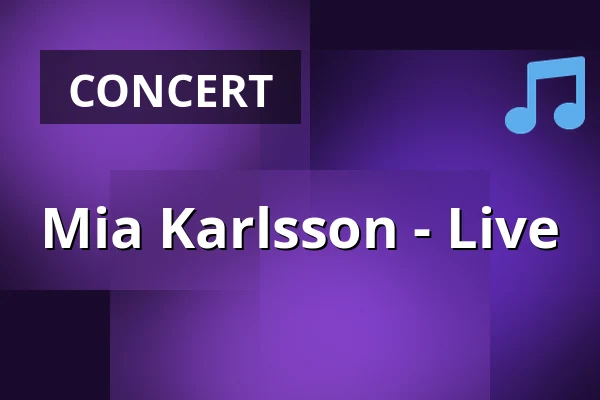 Mia Karlsson - Live — Sängfabriken, Rävlanda