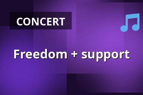 Freedom + support — Musikens Hus & Hängmattan Kök & Bar, Gothenburg