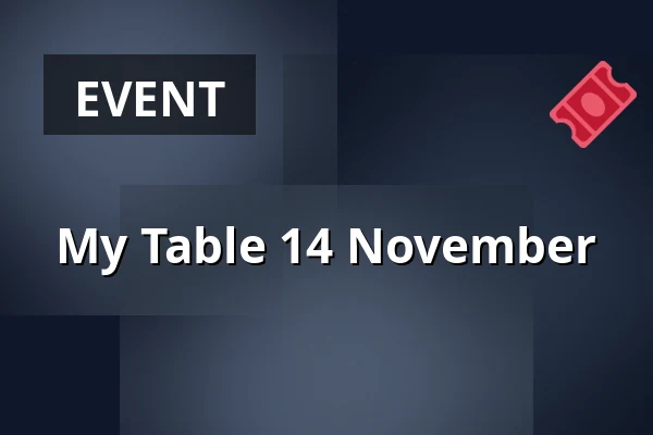 My Table 14 November — Matstudion på Terrassen, Karlstad