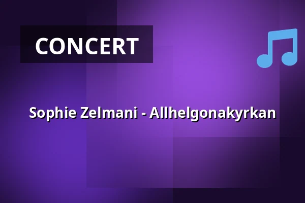 Sophie Zelmani - Allhelgonakyrkan — Allhelgonakyrkan, Stockholm