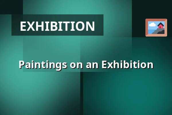 Paintings on an Exhibition — Holavedsgymnasiet, Aulan, Tranås
