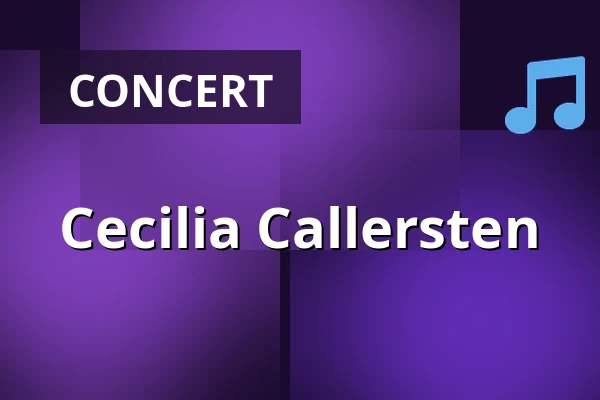Cecilia Callersten — Musikens Hus & Hängmattan Kök & Bar, Gothenburg