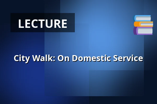 City Walk: On Domestic Service — Dalagatan 11, outside Eastmaninstitutet, Stockholm