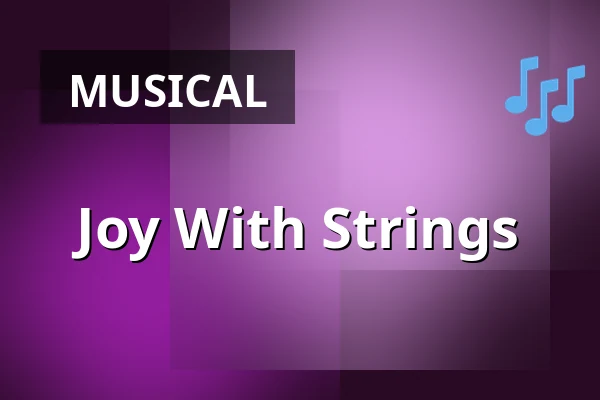 Joy With Strings — Teatern i Hjorthagens Kulturhus, Stockholm