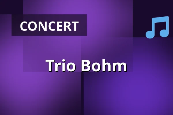 Trio Bohm — Teatern i Hjorthagens Kulturhus, Stockholm
