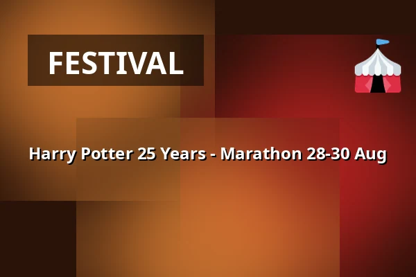 Harry Potter 25 Years - Marathon 28-30 Aug — Filmstaden, Uddevalla