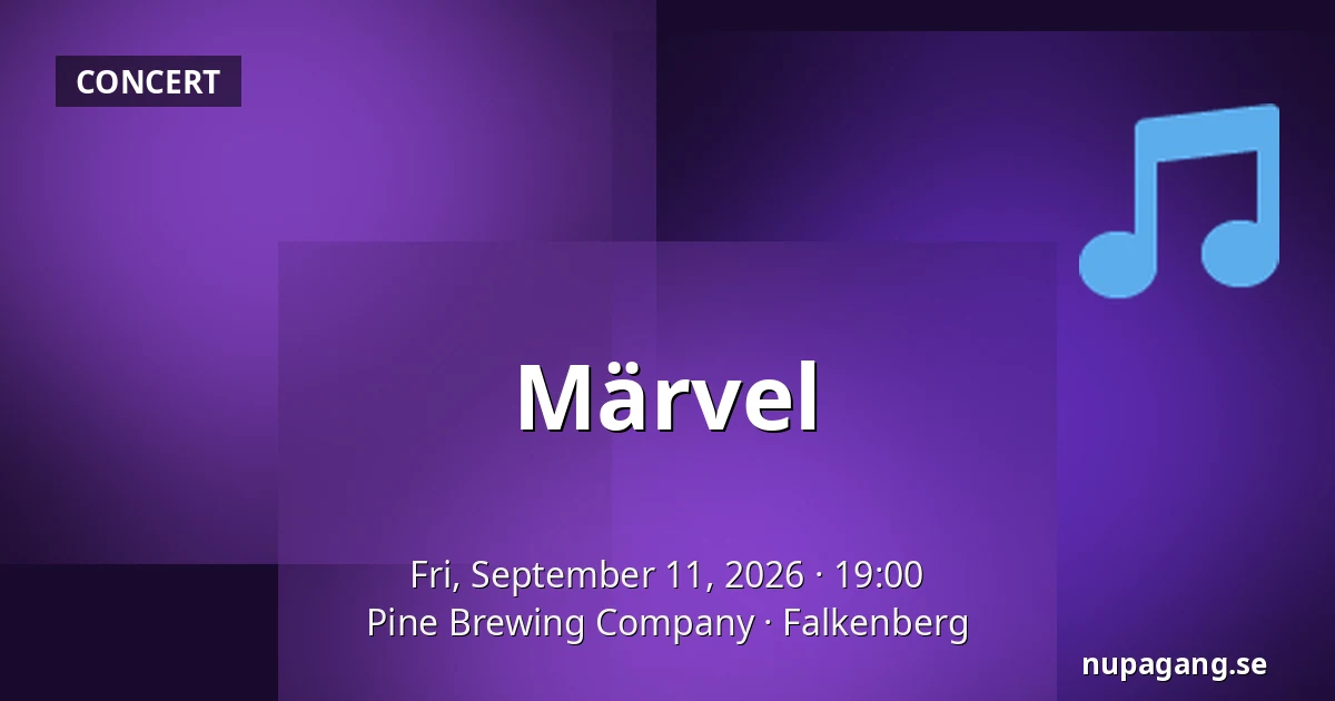 Märvel — Pine Brewing Company, Falkenberg