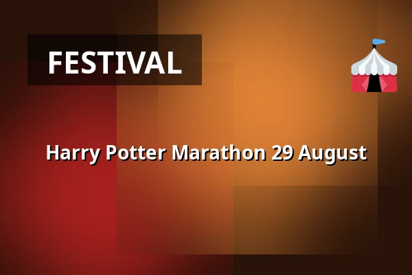 Harry Potter Marathon 29 August — Filmstaden, Örebro