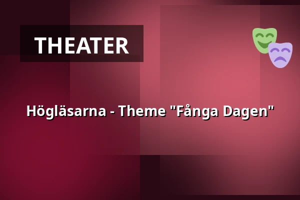 Högläsarna - Theme "Fånga Dagen" — Sergels torg, Stockholm