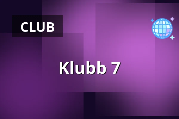 Klubb 7 — Stallet - Världens Musik, Stockholm