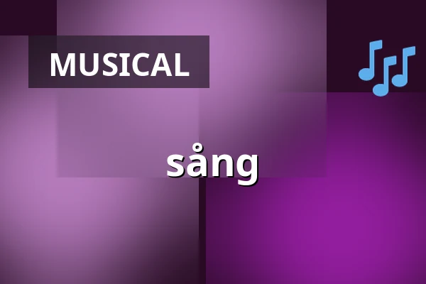 sång — Oktoberteatern (Onumrerat), Västerås