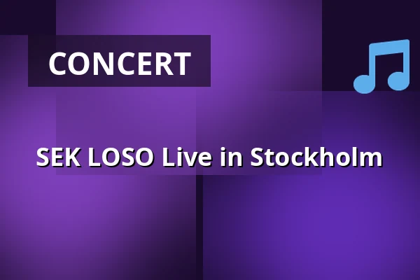 SEK LOSO Live in Stockholm — Solnahallen, Solna, Stockholm