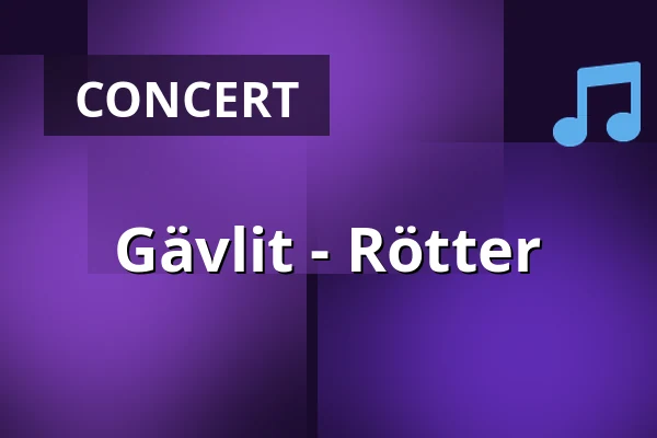 Gävlit - Rötter — Agens Kulturhus - Krusenstjernasalen, Gävle