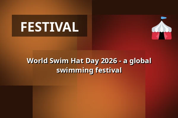 World Swim Hat Day 2026 - a global swimming festival — The kids’ pool, Marieviksbadet, on the waterfront promenade in Marievik (Liljeholmskajen), Stockholm