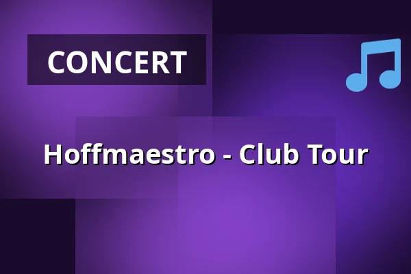 Hoffmaestro - Club Tour — Gasklockorna Gävle - Stora gasklockan, Gävle