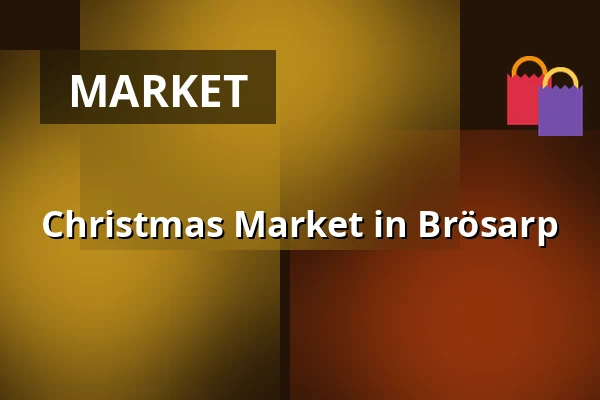 Christmas Market in Brösarp — Brösarps bygdegård, Brösarp