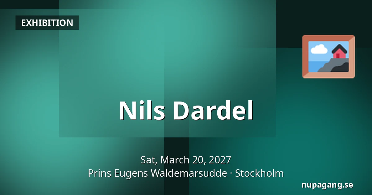 Nils Dardel — Prins Eugens Waldemarsudde, Stockholm