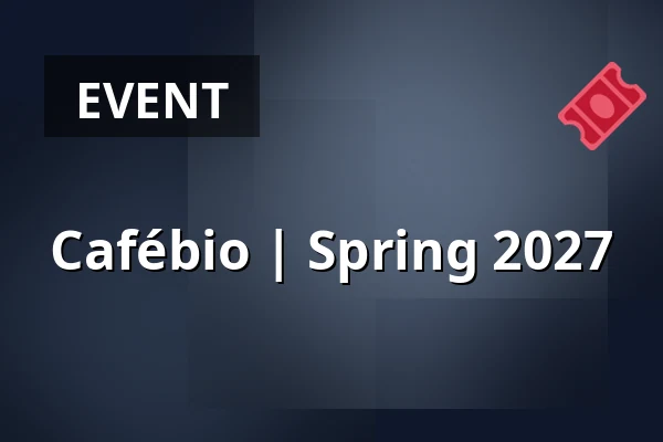 Cafébio | Spring 2027 — Alcazar, Malmö