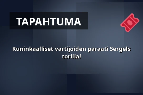 Kuninkaalliset vartijoiden paraati Sergels torilla! — På Sergels torg, Tukholma
