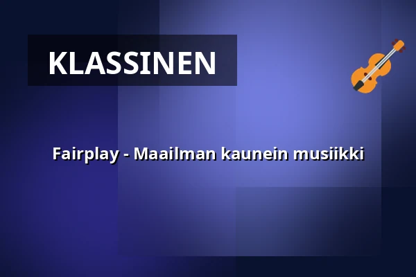 Fairplay - Maailman kaunein musiikki — Konserthuset Stockholm, Tukholma