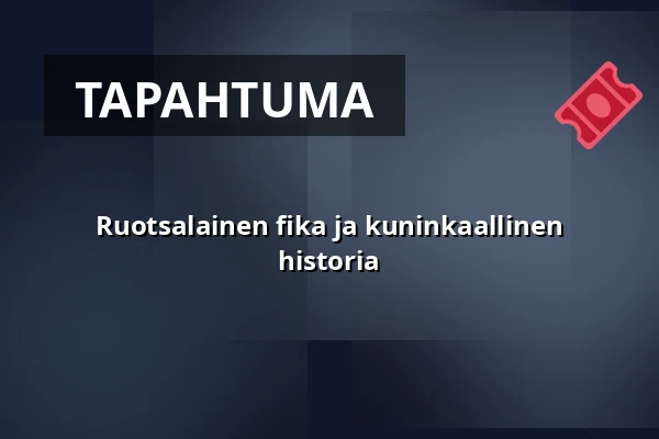 Ruotsalainen fika ja kuninkaallinen historia — Livrustskammaren, Tukholma
