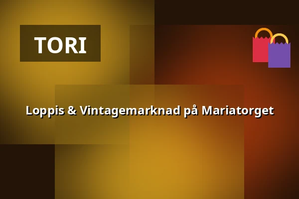 Loppis & Vintagemarknad på Mariatorget — Mariatorget, Tukholma