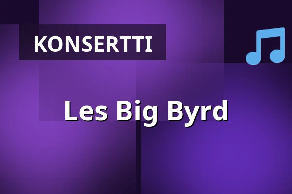 Les Big Byrd — Mosebacketerrassen, Tukholma